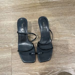 Nine West black mules women’s size 6